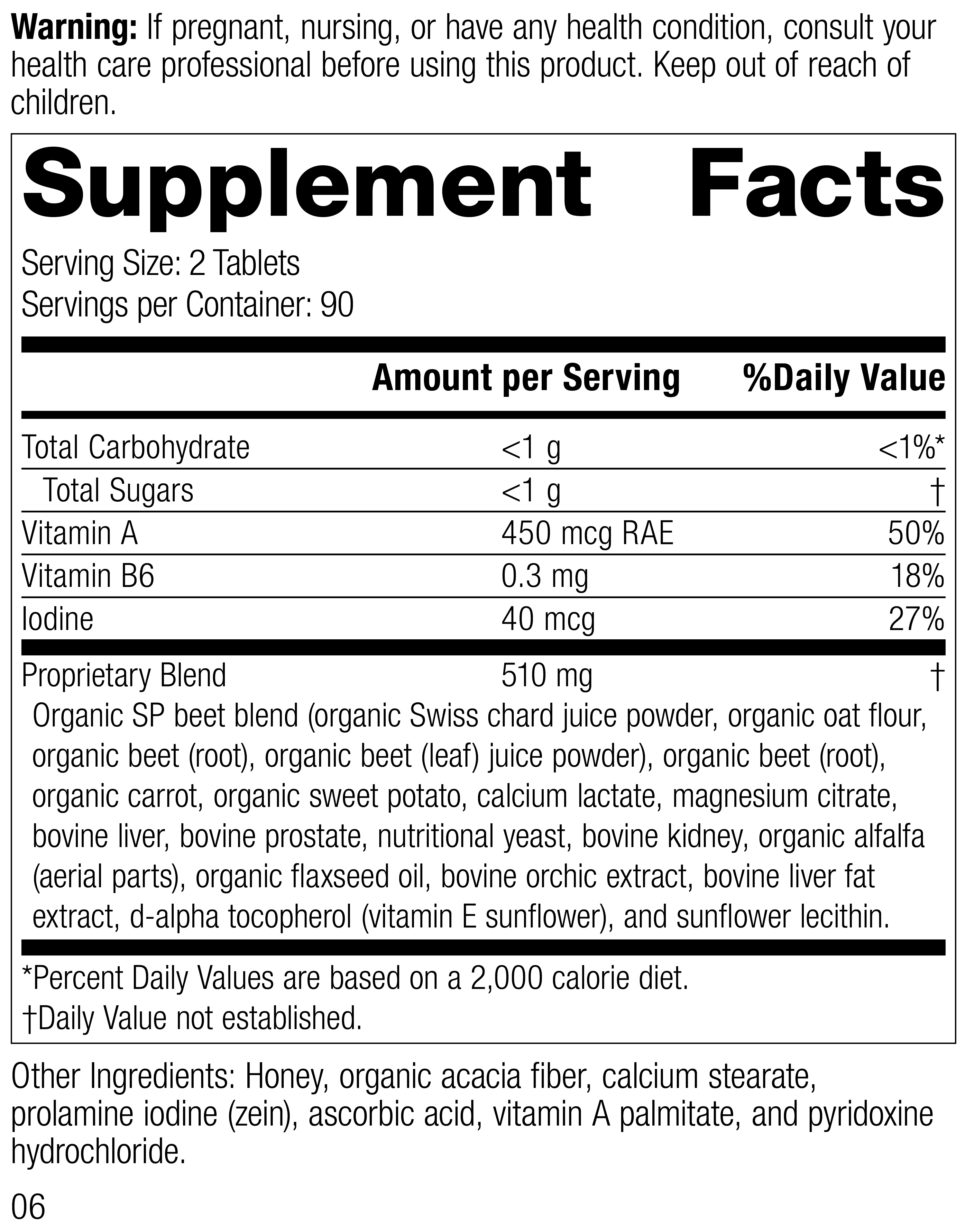 A-F Betafood®, 180 Tablets